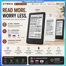 XTEINK X4 Pro E-Ink E-Reader 4.3in Screen 16GB Wi-Fi Magnetic Light Pocket picture