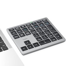 Nulea Wireless Number Pad Bluetooth 5.0 & 2.4G Portable Numeric Keyboard, USB-C picture