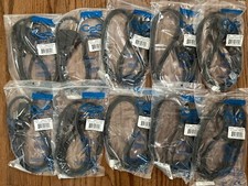 LOT OF 10 NEW-C2G 03130 C2G 6ft 18 AWG Power Cord (NEMA 5-15P to IEC320C13)-6ft picture