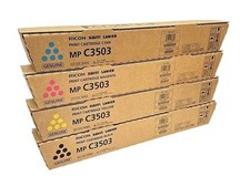 Ricoh MP C3503 Genuine CMYK SET 4:  841813,841814,841815,841816  New picture