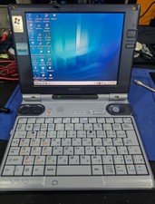 Sony Vaio PCG-U1 UMPC Laptop Windows XP 867 MHz Transmeta Crusoe TM5800 CPU RARE picture