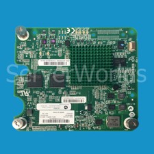 HP 586445-001 NC550M Dual Port 10GB NIC Mezz 581204-B21, NC550M 581202-001 picture