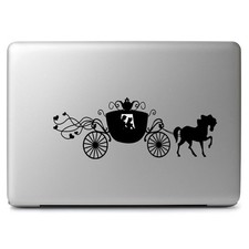 Cute Cinderella Carriage Disney Macbook Decal Viny Sticker Air/Pro/Retina 13