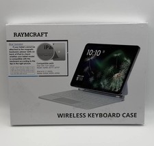 RAYMCRAFT iPad Keyboard Case for iPad 11th A16/10th Gen Blue Factory Sealed picture