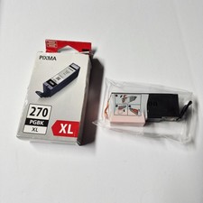 Genuine CANON PGI-270XL PGBK Black HIGH-YIELD Ink Jet Printer Cartridge Open Box picture
