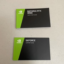 NVIDA GeForce RTX3090  Quick start guide and support guide books ONLY picture