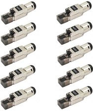 10 Pcs CAT8 Full Shielded RJ45 Network LAN Ethernet Plug 40G Connector Tool Free picture