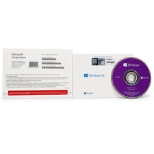 Microsoft Windows 10 Pro 64-Bit DVD Full Version One PC Software New Sealed 🥇 picture