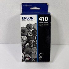 Epson 410 Black Ink Cartridge Standard Capacity T410020 Claria Premium Ink NEW picture