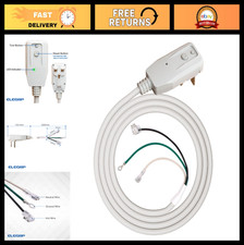 25A 12AWG 240V Power Cord Plug for A/C Air Conditioner, 7.5FT LCDI UL Certified picture