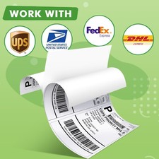 Koala Full Sheet Shipping Labels 8.5x11 500 Full Page Labels for Laser Printers picture