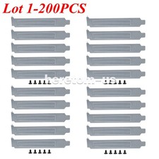 Lot 1-200PCS Silvery White PCI Slot Cover Dustproof Filter Ventilation Deflector picture