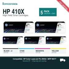HP 410X High Yield Toner Set - 5PK ( 2 Black , 1 Cyan, 1 Magenta, 1 Yellow ) picture