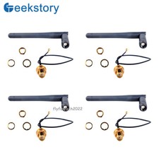 4 PCS 2DBi IPE to SMA Antenna 868MHz 915MHz U.FL to Female Extension Cable picture