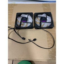 Lot Of 2 Cooler Master SickleFlow 120 Fan DF1202512RFMN Non LED 120mm x 25mm picture