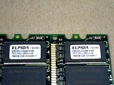 Elpida 512MB 2x256MB PC2700 DDR-333 184 PIN Desktop Memory EBD25UC8AAFA-6B picture