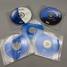Vintage Dell Software CD Lot 5 PowerDVD Roxio PowerVault 1999-2003 Restore picture