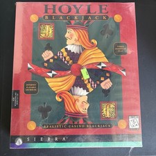 Sierra Hoyle Blackjack PC Big Box CD-ROM Windows 95/3.1 New Sealed 1996 picture