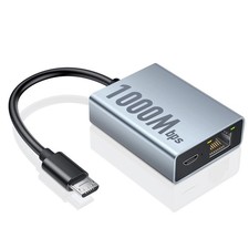 ZEXMTE 1000 Mbps Ethernet Adapter for Fire TV Micro USB 1000Mbps, Black picture