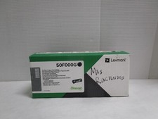 LEXMARK 50F000G BLACK TONER CARTRIDGE NEW SEALED SHIPS FREE PRINTER SEE PHOTOS picture