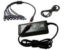 12V AC DC Adapter + 1 to 8 Splitter For Samsung SDR-B85300N SDR-B85300N2T Power picture