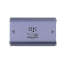 HDMI 2.1 Female to HDMI Female UHD Extension Gold Converter Adapter Support 8K picture