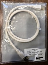 Brand New Coboc USB 3.0 A Male To B Male Cable CY-U3-ABMM-3-WH White 3Ft picture