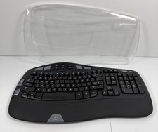 Logitech Wave Cordless Keyboard Y-RCP140 820-000396 Ergonomic. Keyboard Only picture