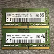SK hynix 16GB (2x8GB) DDR4-3200 SO-DIMM ECC 260-Pin HMAA1GS6CJR6N-XN picture