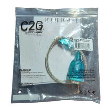 C2G 26886 USB to DB9 Serial Adapter Brand New picture