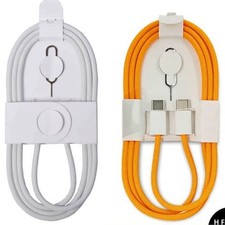 60W USB-C to USB-C Fast Charging Cable Braided Durable Data Transfer picture