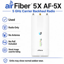 Ubiquiti Networks AirFiber AF-5X 5 GHz U.S. backhaul radio - USED NO GPS NO POE picture
