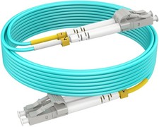 RamboCables-OM4 LC LC Fiber Patch Cables MMF Multimode, 50ft/15m, 10Packs picture