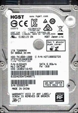 HGST HTS721010A9E630 P/N: 0J22423 MLC: DA7246 JAN 2017 China 1TB picture
