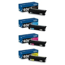Brother TN436 Super HY Toner Set BK/C/M/Y Genuine HL-L9310CDW MFC-L9570CDW picture