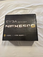 NEW EVGA SUPERNOVA NEX650G 80 PLUS GOLD POWER SUPPLY 650-WATTS 120-G1-0650-XR picture