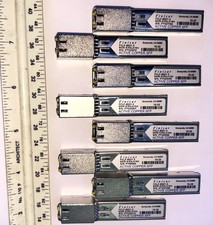 Lot of 8 Finisar FCLF-8521-3 Gigabit Copper SFP Pulled & Tested picture