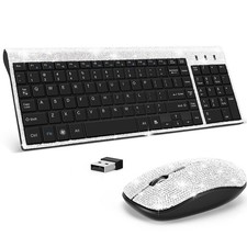Dazzling Luxury Cute Keyboard and Wireless, Sparkly Bling Rhinestone Wireless... picture