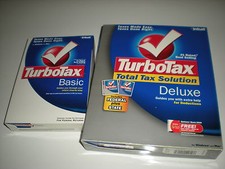 Turbotax 2005 Deluxe with state and Turbotax 2004 Basic. New. picture