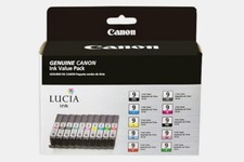 GENUINE CANON LUCIA PGI-9 INK CARTRIDGES for Pro9500 MarkII OEM INDIVIDUAL TANKS picture