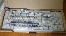 Vintage Ultra Rare NEW HP / Compaq KB-9963 PS/2 Keyboard Silver - English picture