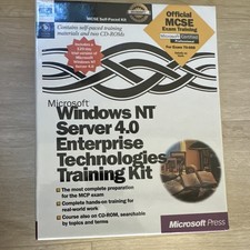 Microsoft Press Windows NT Server 4.0 Enterprise Tech Training Kit Manual & CD picture