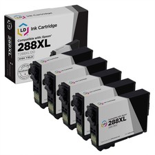 LD Replacement Epson T288XL120 (288XL) Black Ink Set of 5 for XP-330, XP-434 picture