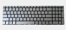 New HP 17-CN0010NR 17-CN0020NR 17-CN0025NR 17-CN0030NR Silver Backlight Keyboard picture