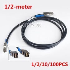 Lot SFF8644 to SFF8644 High Speed External Mini SAS HD Cable For Dell GYK61 1/2M picture
