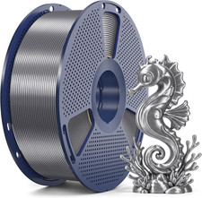 Silk 2.0 PLA 3D Printer Filament, 1KG, Titanium Steel picture