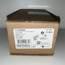 Siemon Cat 6 RJ-45 Jack Blue Mount U6-H06NS Network Connector - Box with 20   picture