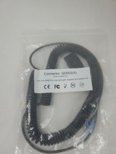 QD002 TELEPHONE HEADSET QUICK CONNECT TO RJ9 ADAPTER HANDSET CABLE picture