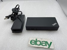 Lenovo ThinkPad USB-C Docking Station WITH 90W AC Adapter - 40A9 DK1633 Free S/H picture