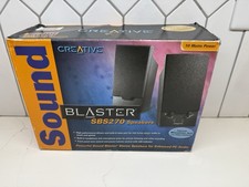 Creative Sound Blaster SBS270 Computer Speakers Headphone Microphone Jack NEW picture